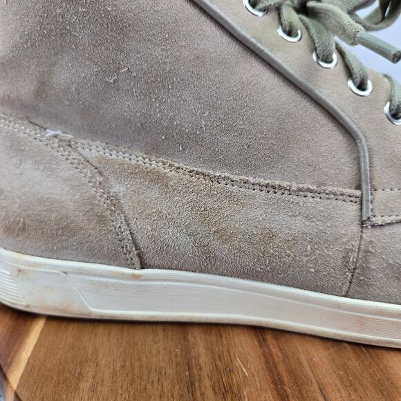 Cole Haan Mens 11M Tan Suede Leather Lace Up Moc Toe Casual Daily Chukka Boots main image 12
